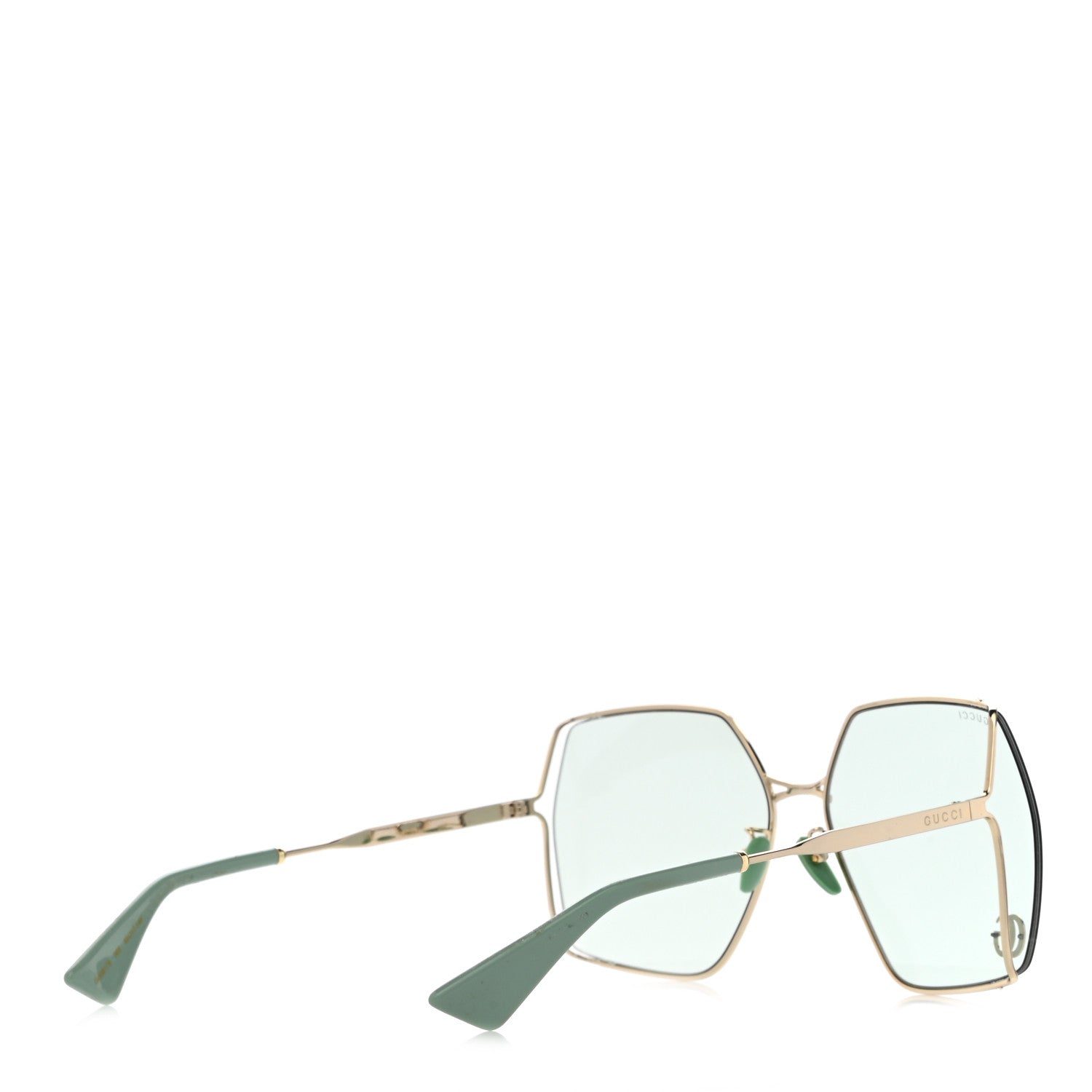 Gucci Metal Sunglasses GG0817S Green 4 of 8
