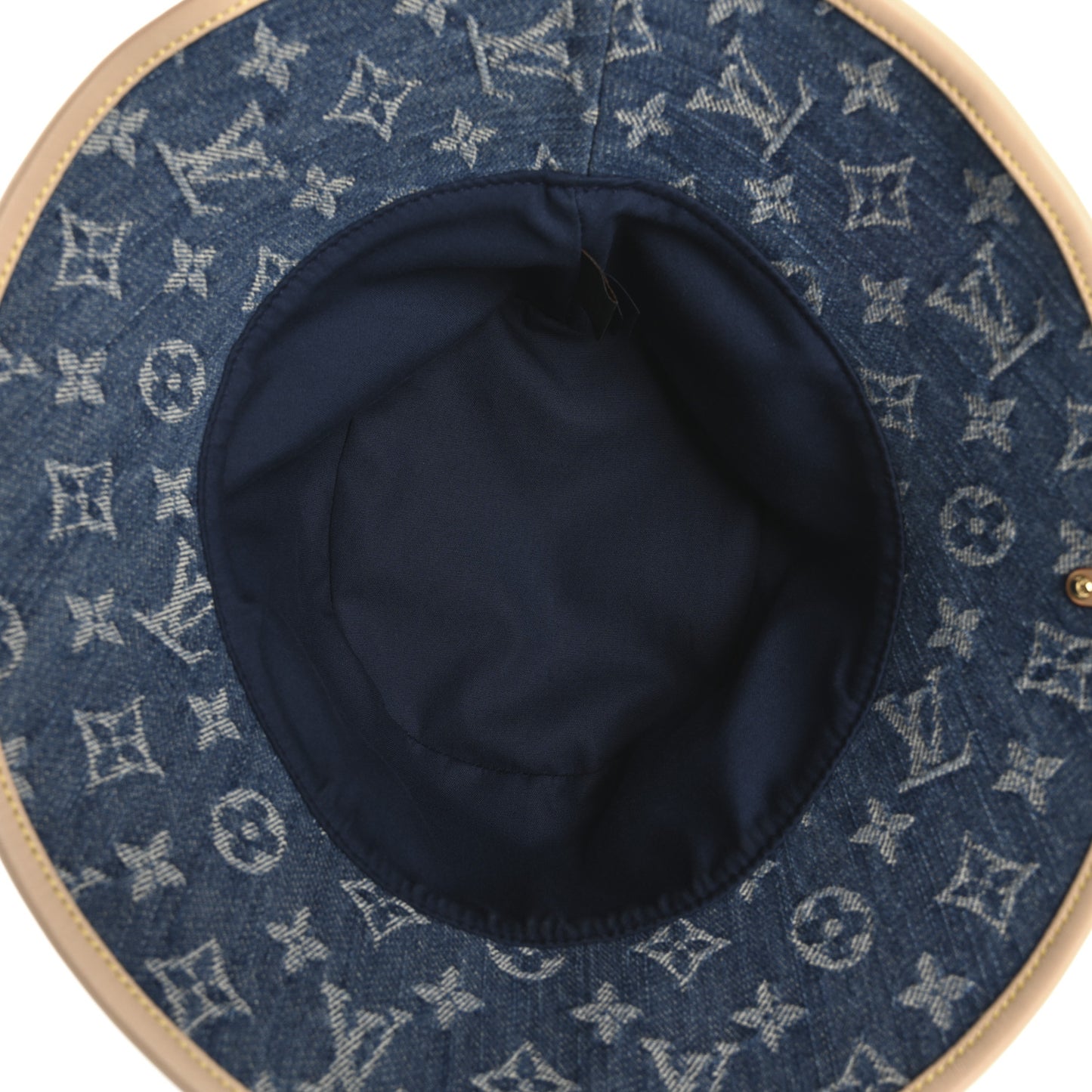Monogram Denim Jacquard LV Remix Bucket Hat Blue