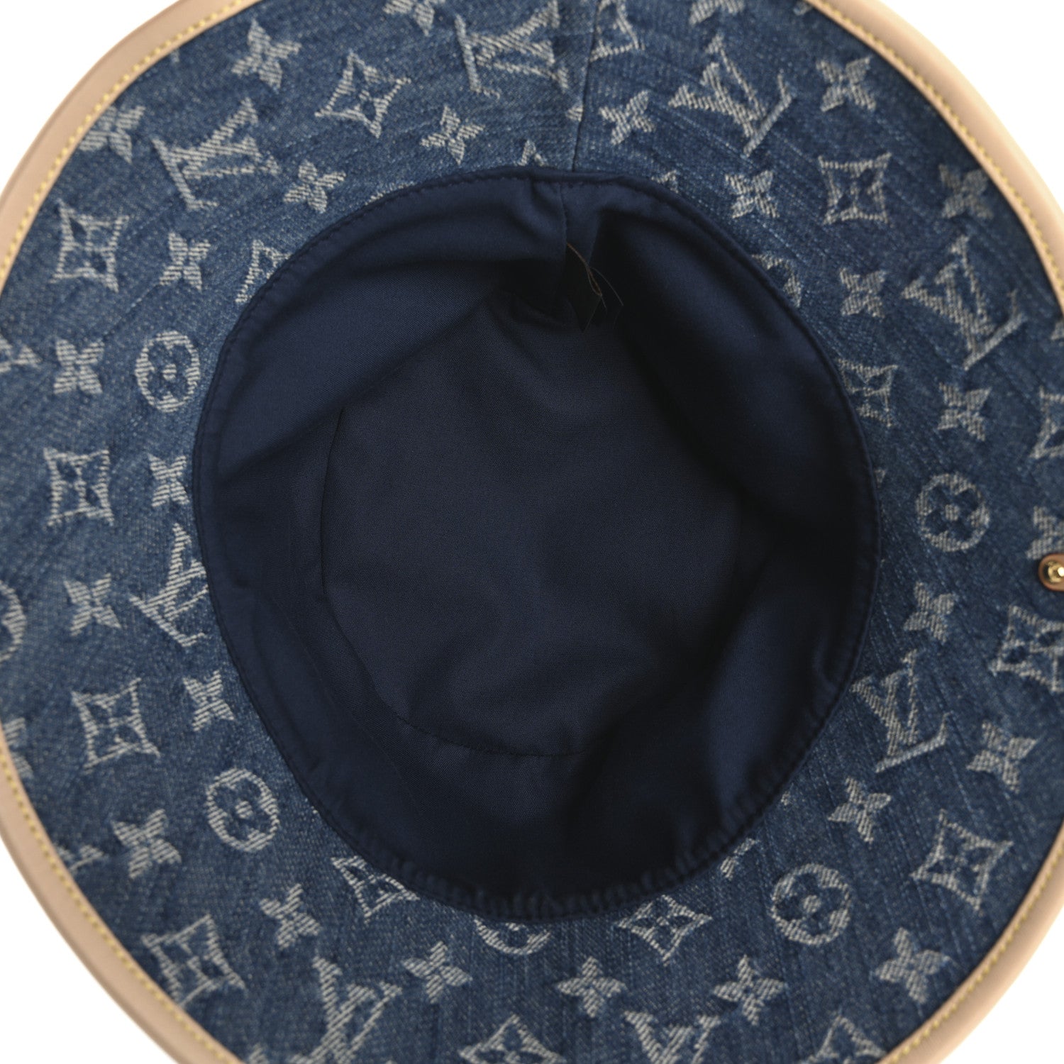 Louis Vuitton Monogram Denim Jacquard LV Remix Bucket Hat Blue 7 of 8