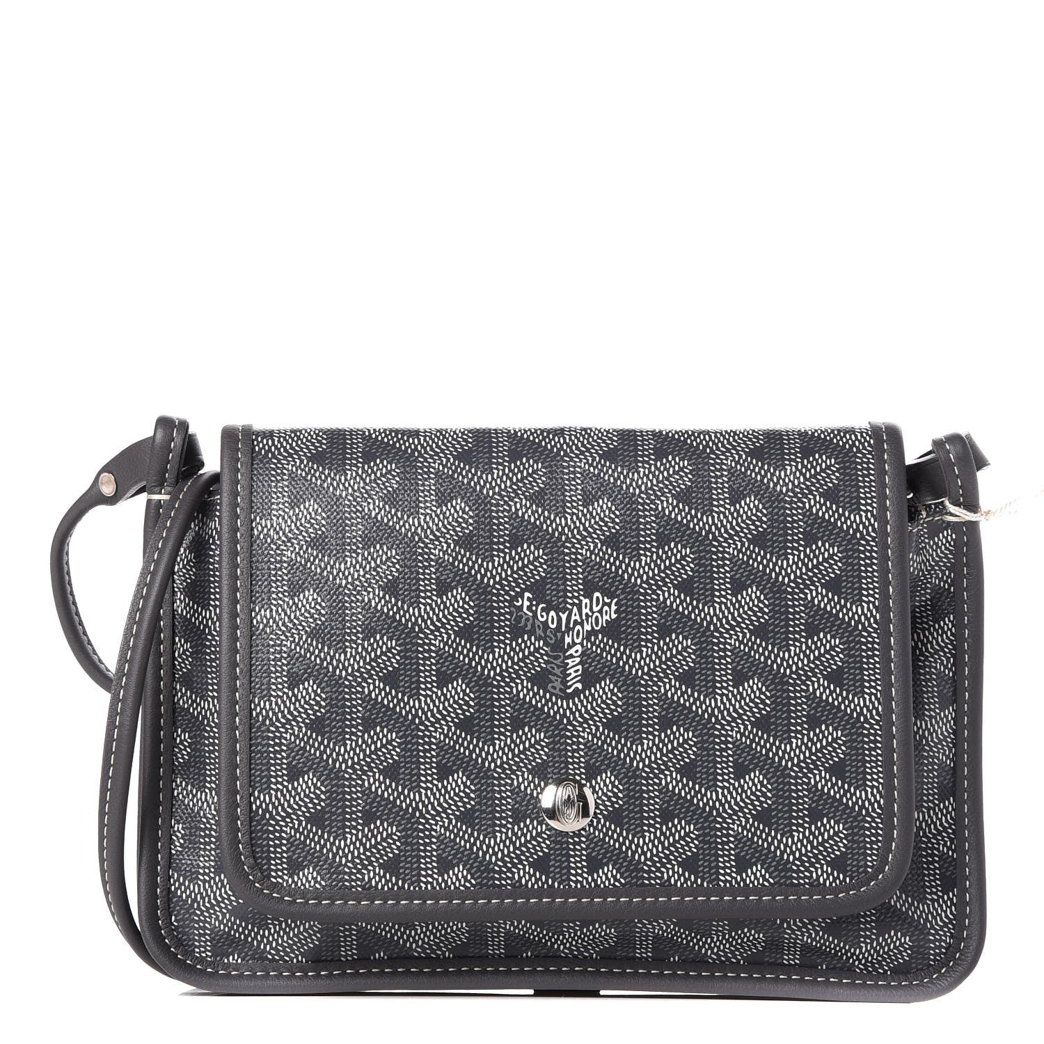 Goyard Chevron Plumet Wallet Clutch Grey 1 of 8