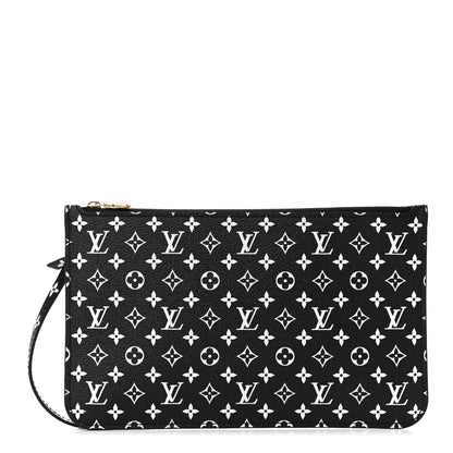 Louis Vuitton Monogram Giant Jungle Neverfull MM GM Pochette Black 1 of 7