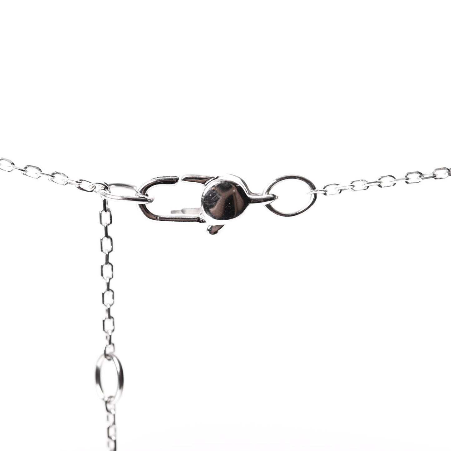 18K White Gold Diamond Icon Stardust Pendant Necklace