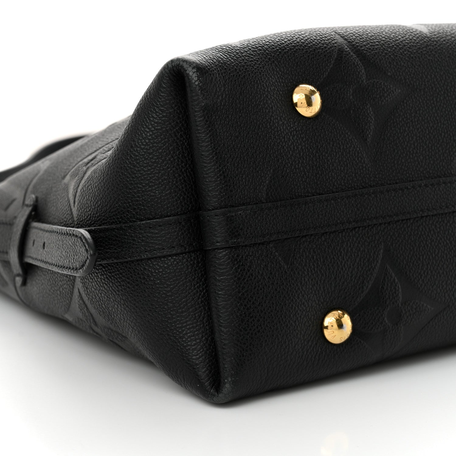 Louis Vuitton Empreinte Monogram Giant CarryAll MM Black 9 of 12