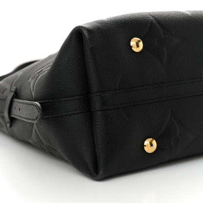 Louis Vuitton Empreinte Monogram Giant CarryAll MM Black 9 of 12