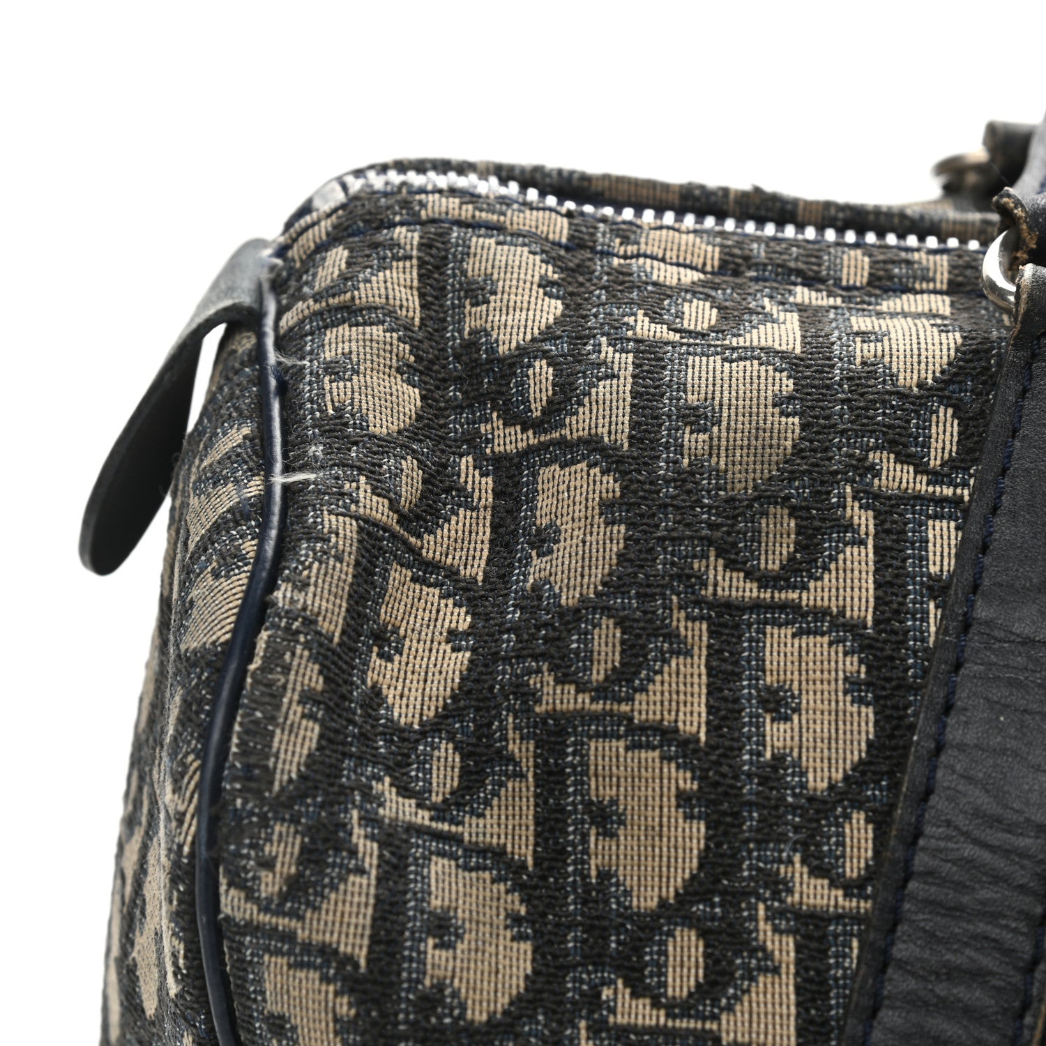 Christian Dior Monogram Boston Navy Blue 16 of 16