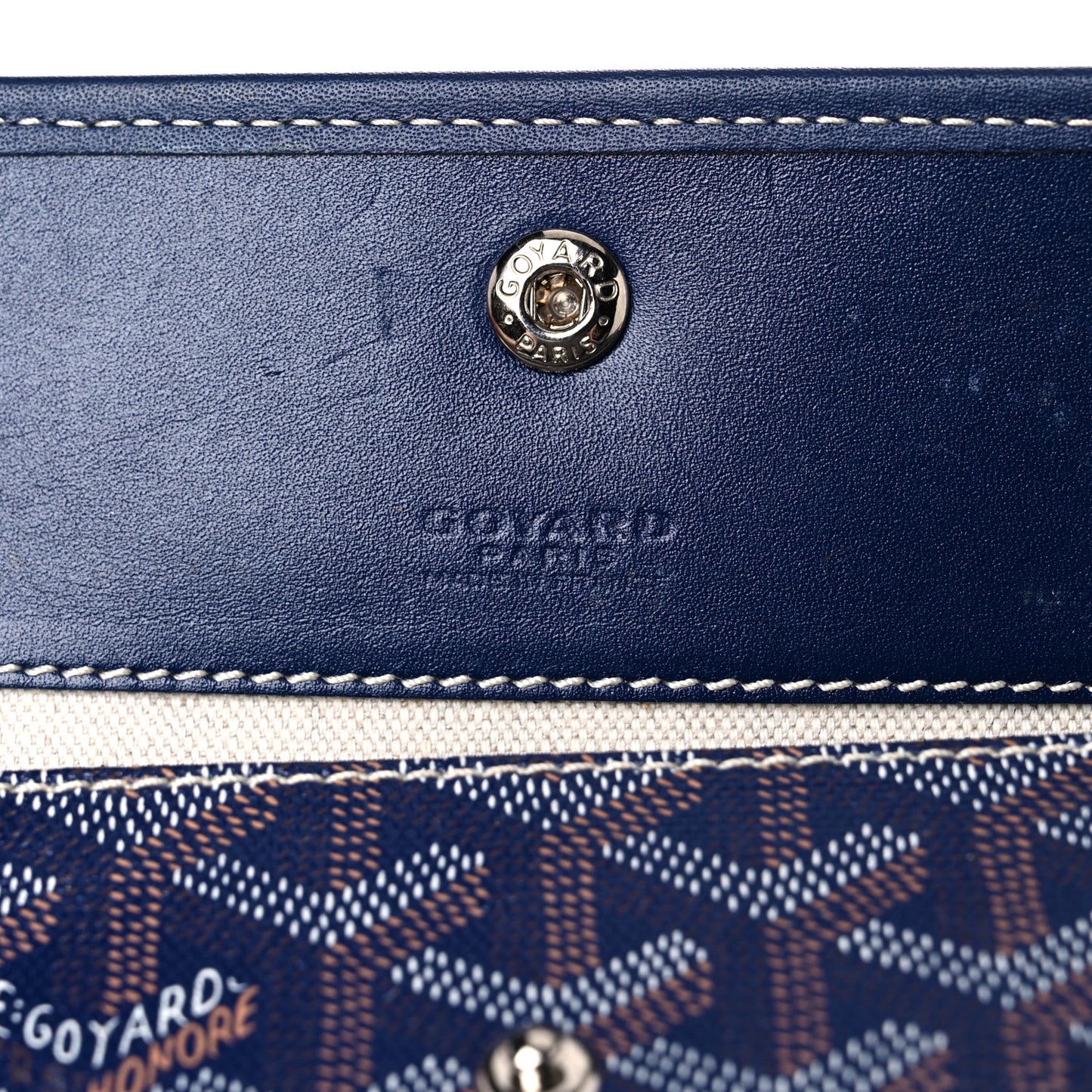 Goyardine Saint Louis PM Navy
