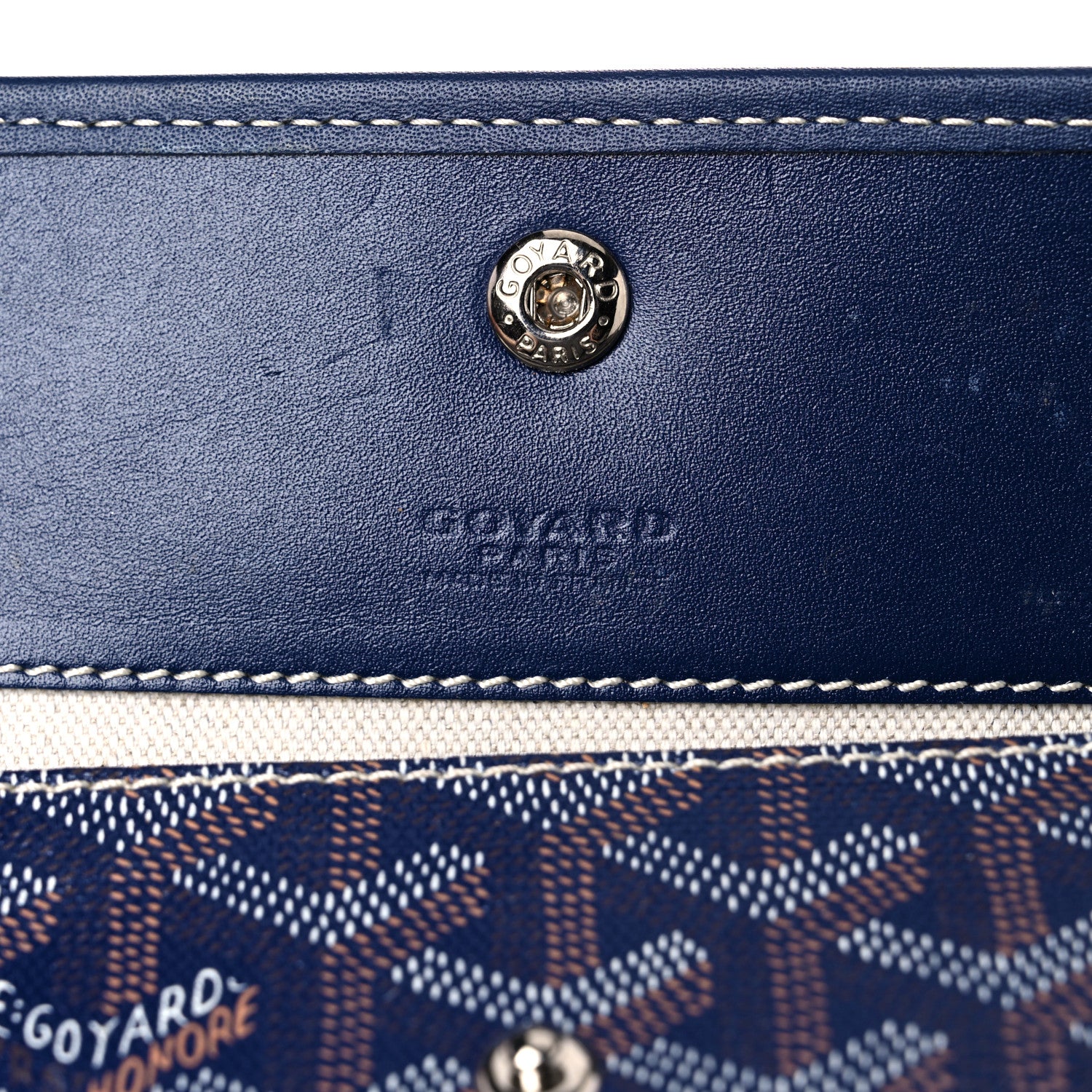 Goyard Goyardine Saint Louis PM Navy 6 of 17