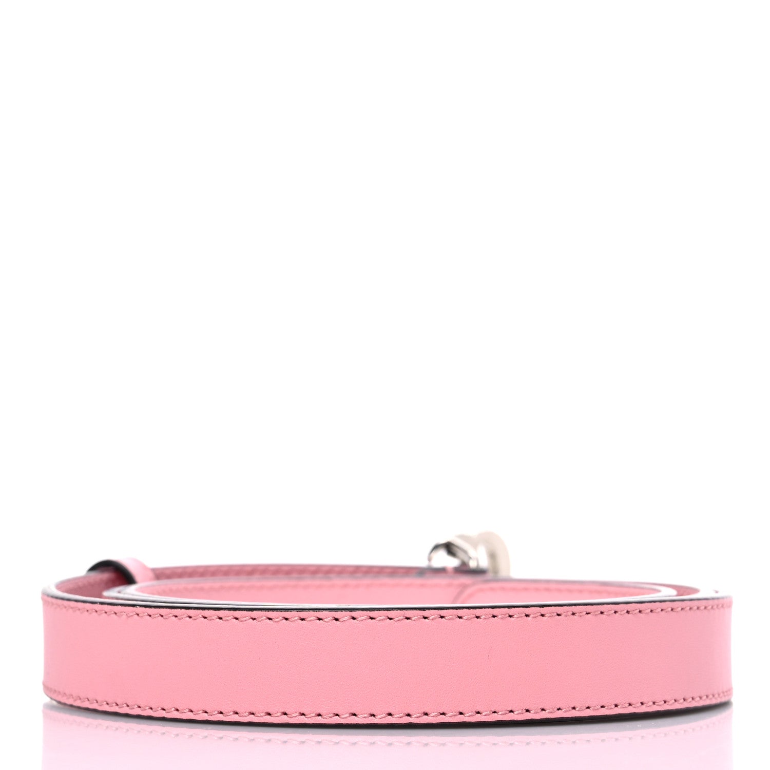 Gucci Moon Calfskin Palladium Double G 20mm Belt 80 32 Wild Rose 2 of 4