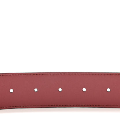 Gucci GG Supreme Monogram Blooms Moon Calfskin Interlocking G 37mm Belt 85 34 Beige Ebony Multicolor Dry Rose 4 of 5