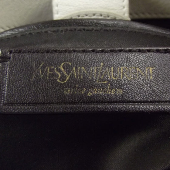 Saint Laurent Chevre Ritz Tote Ivory 8 of 12