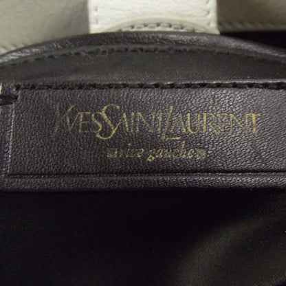 Saint Laurent Chevre Ritz Tote Ivory 8 of 12