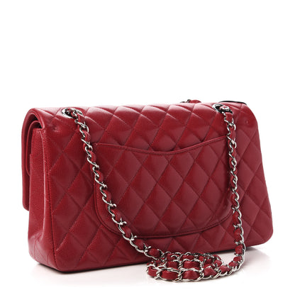 Chanel Caviar Quilted Medium Double Flap Red 4 of 12
