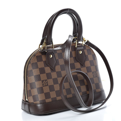 Louis Vuitton Damier Ebene Alma BB 2 of 10