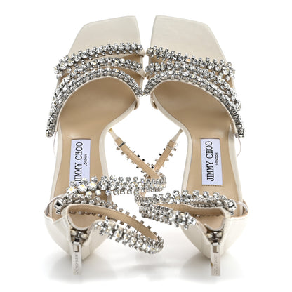 Jimmy Choo Nappa Josefine 100 Sandals 39 Latte 2 of 8