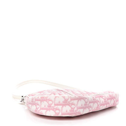 Christian Dior Monogram Mini Saddle Pochette Pink 4 of 9