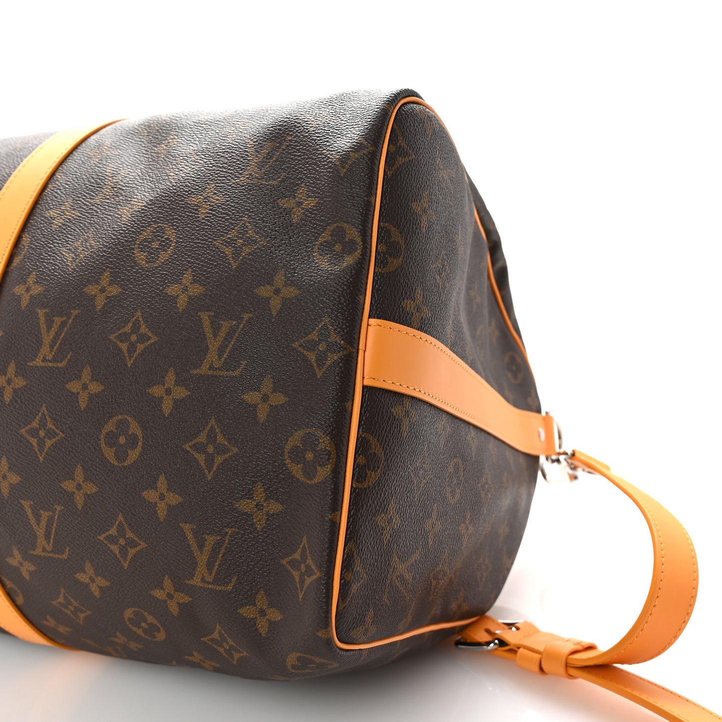 Monogram Macassar LV Colormania Keepall Bandouliere 50 Safran Yellow