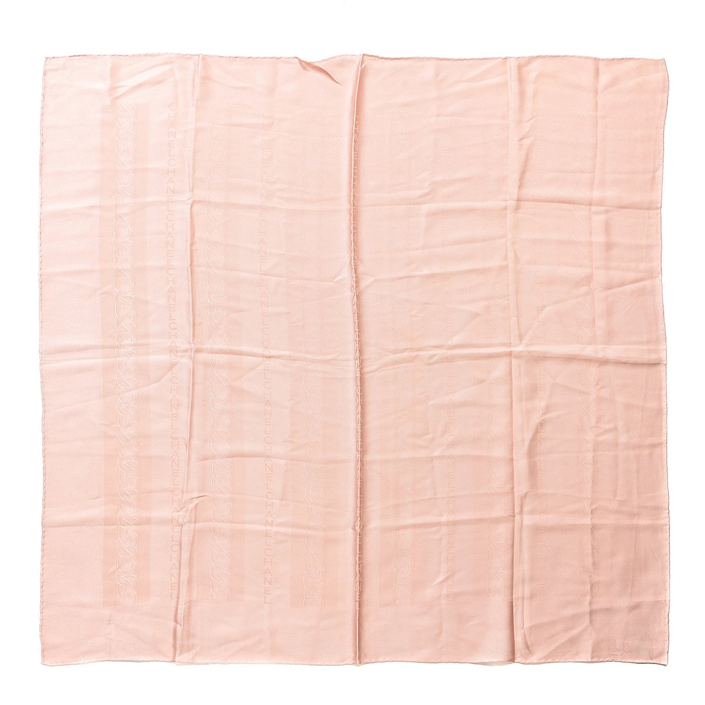 Silk Logo Scarf Pink
