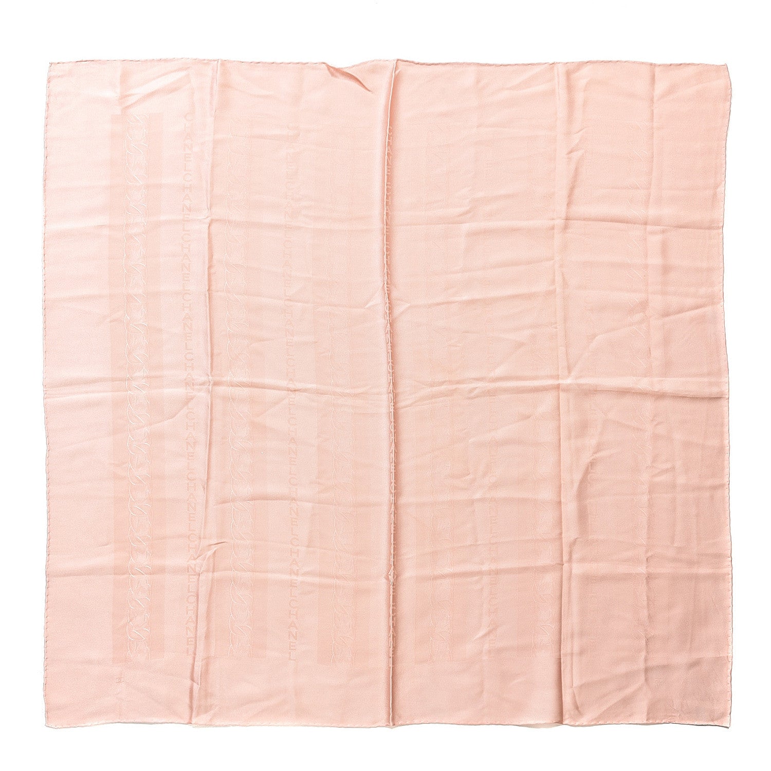 Chanel Silk Logo Scarf Pink 1 of 4
