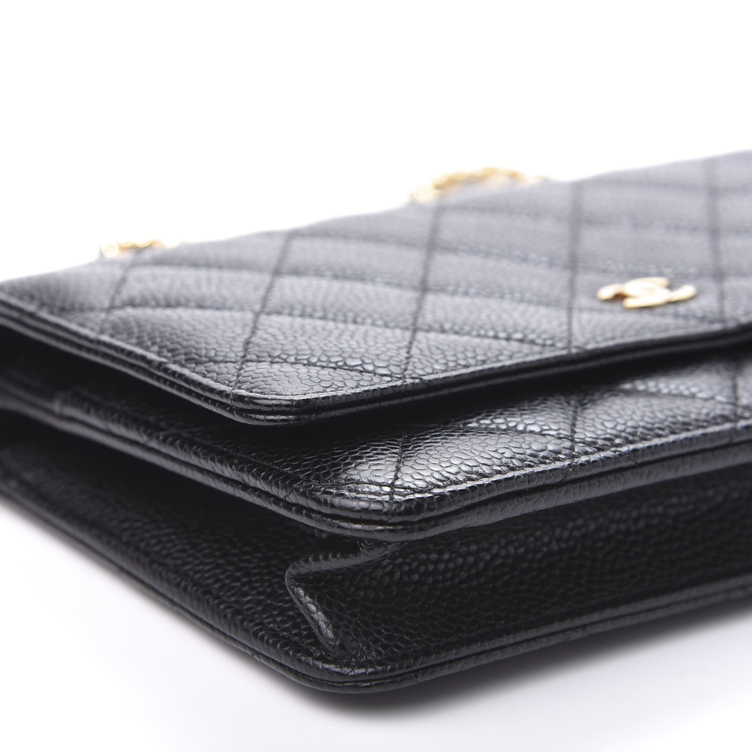 Chanel Caviar Quilted Wallet On Chain WOC Black 8 of 11