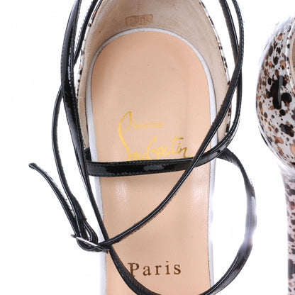 Christian Louboutin Patent Velour Monocronana 120 Sandals 37 7 of 7