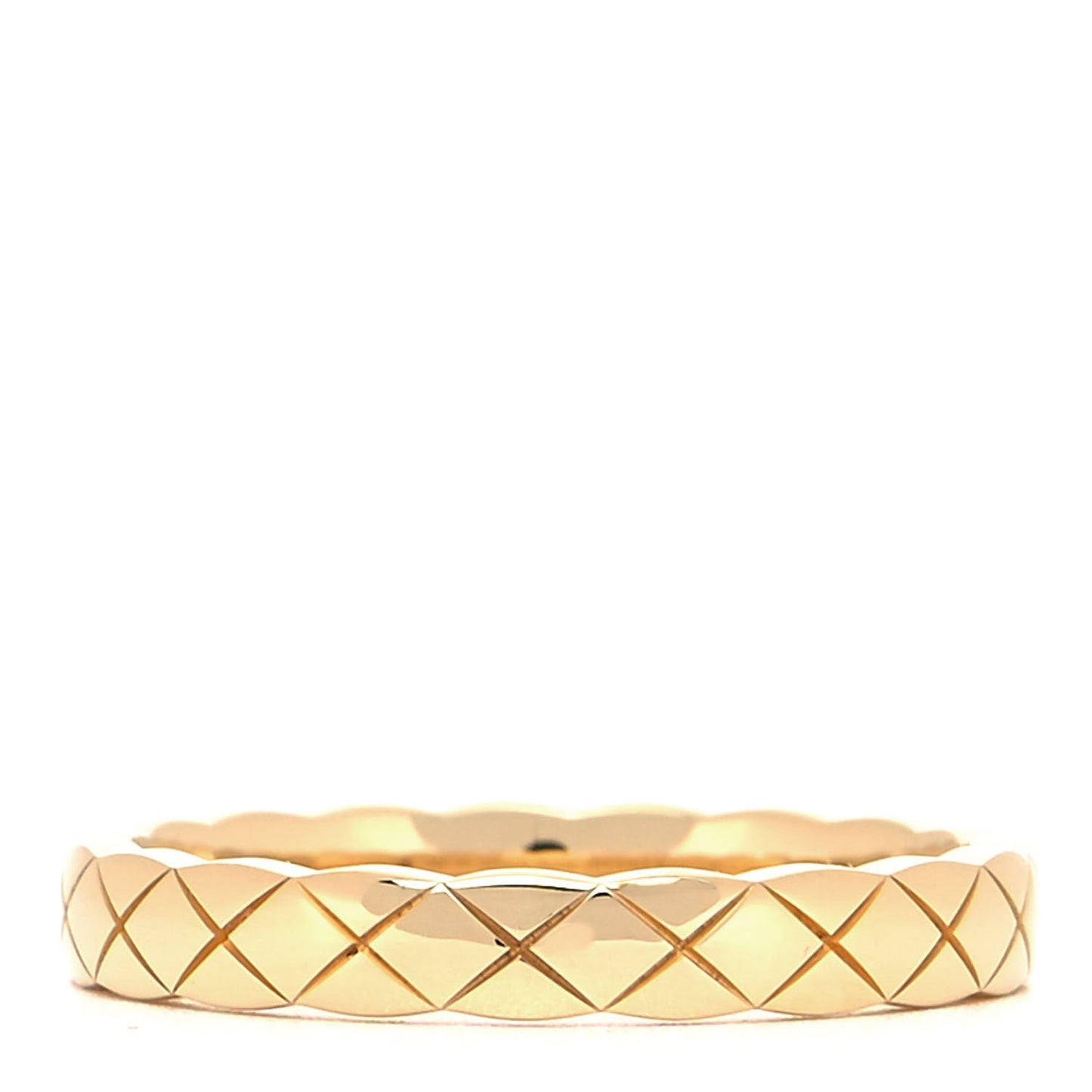 18K Yellow Gold Mini Coco Crush Ring 56 7.5