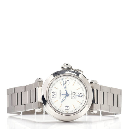 Cartier Stainless Steel 35mm Pasha C Big Date Automatic Watch 2 of 4