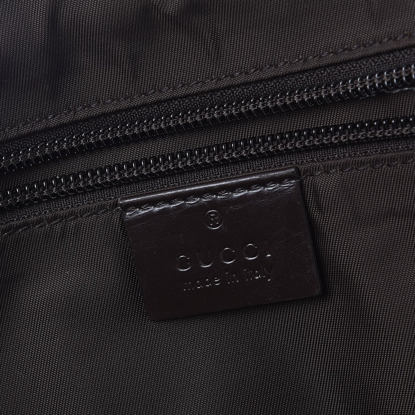GG Plus Monogram Interlocking G Medium Backpack Dark Brown