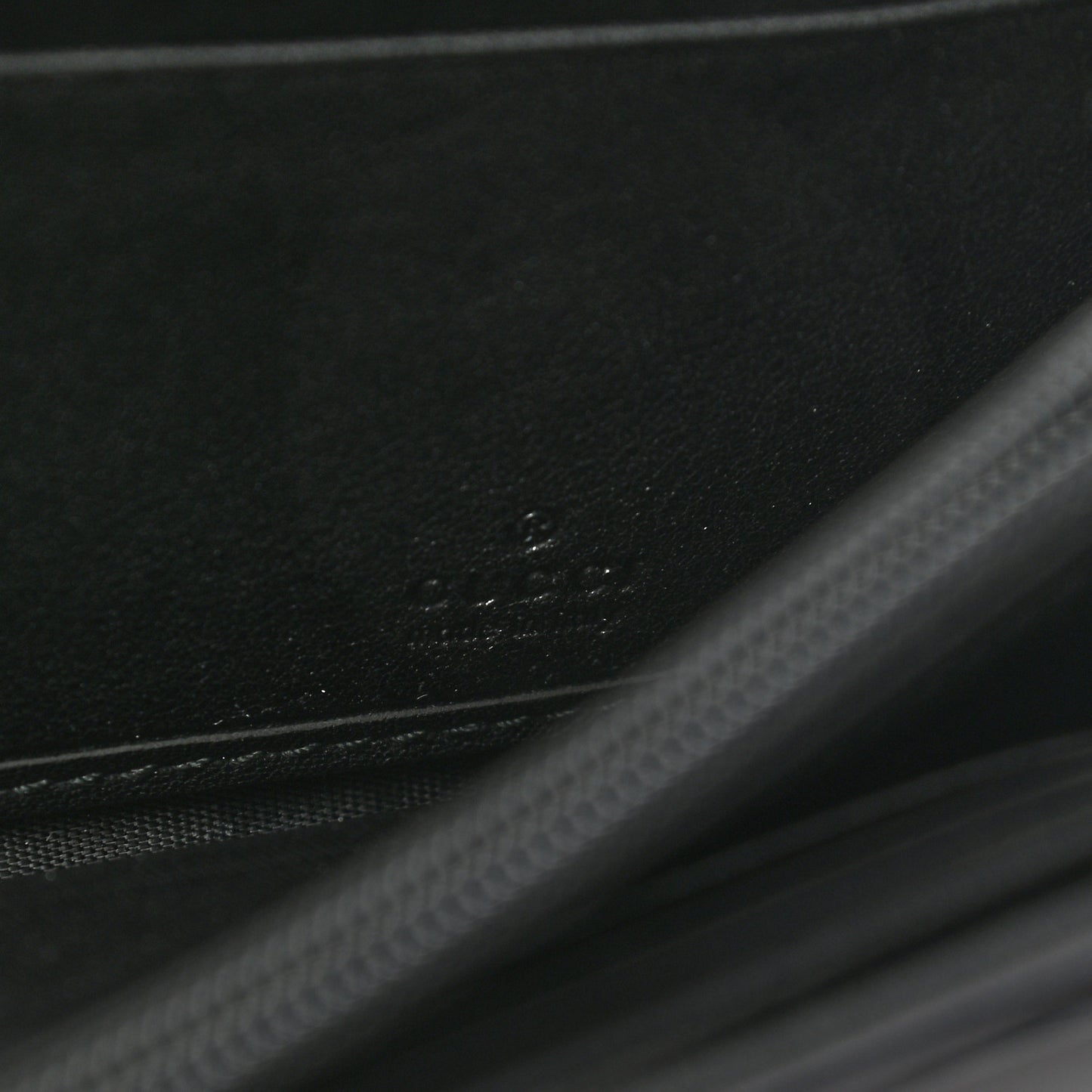 Microguccissima Bow Continental Wallet Black