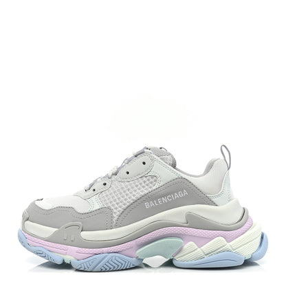 Balenciaga Fabric Mesh Womens Triple S Sneakers 37 Pastel 1 of 7