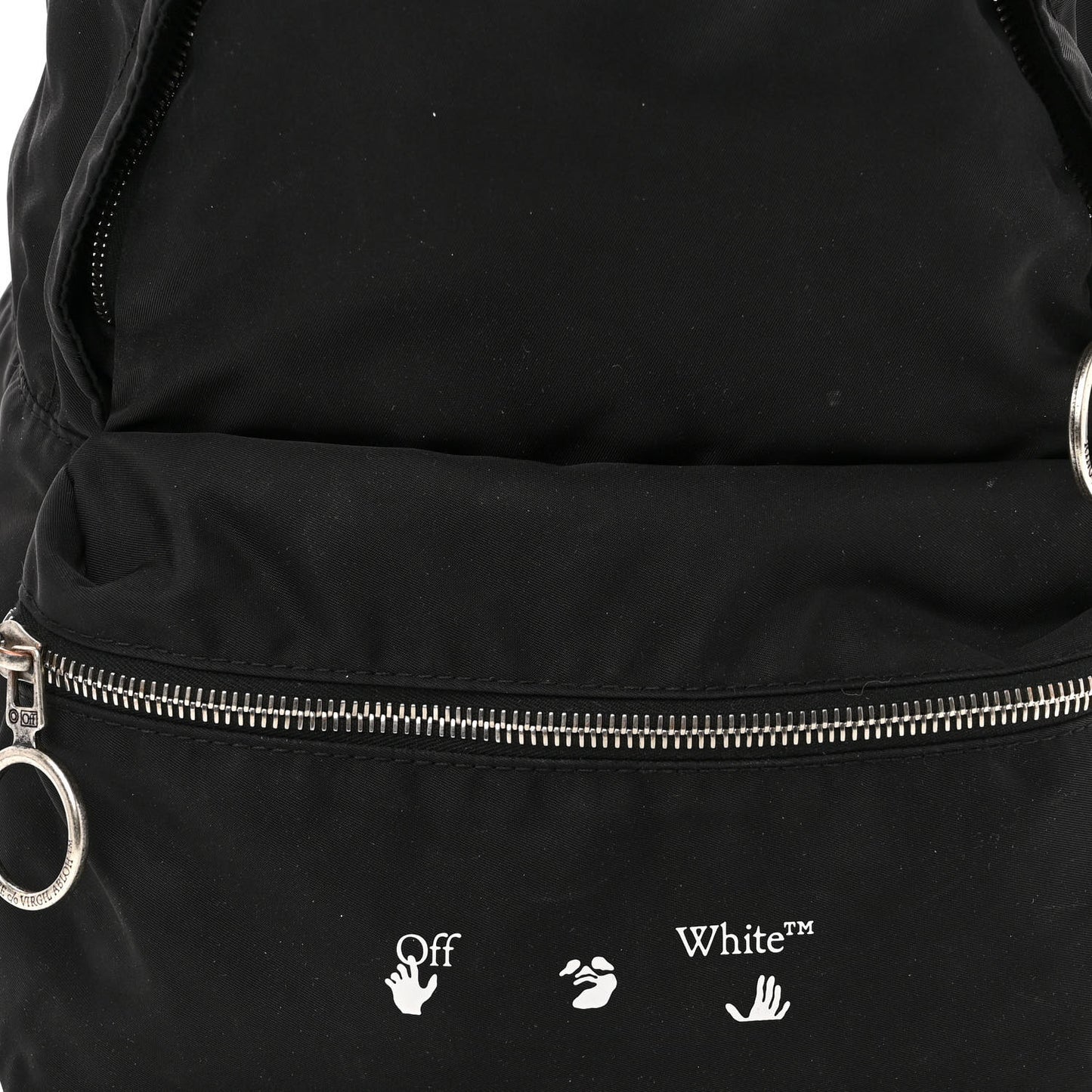 Nylon Mini Icon Backpack Black