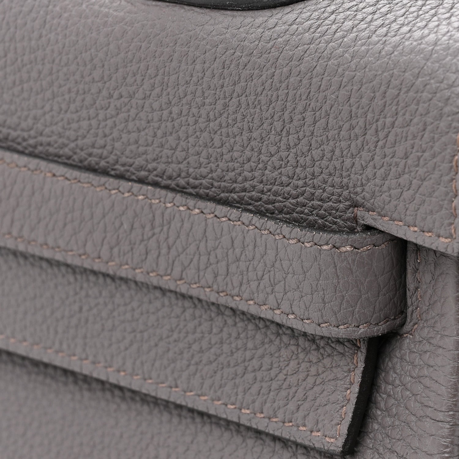 Hermes Togo Kelly Retourne 35 Etain 10 of 17