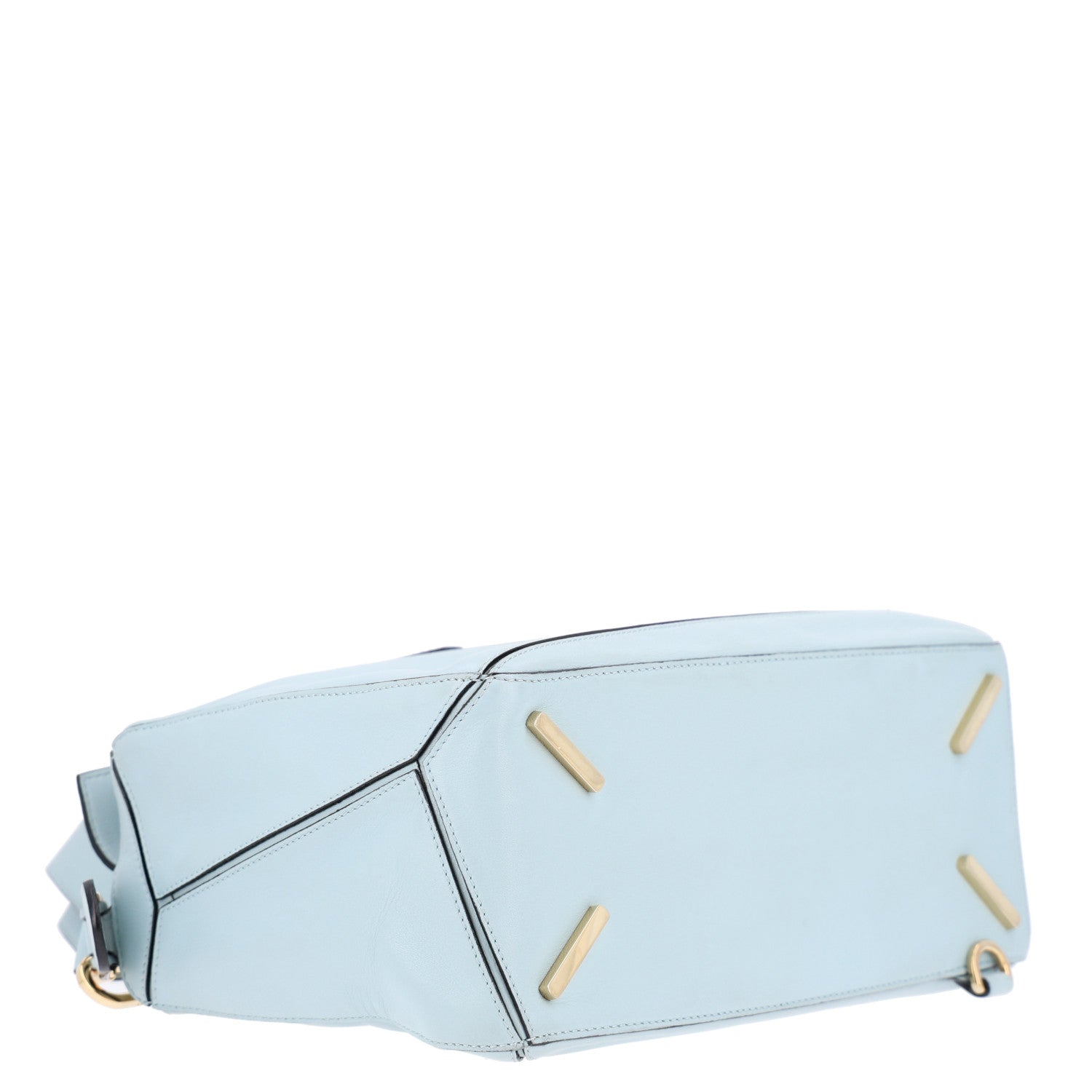 Loewe Calfskin Medium Puzzle Bag Light Blue 4 of 10