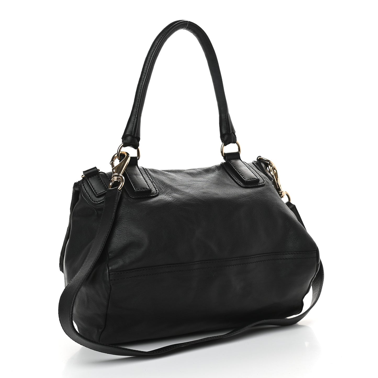 Lambskin Patchwork Medium Pandora Black