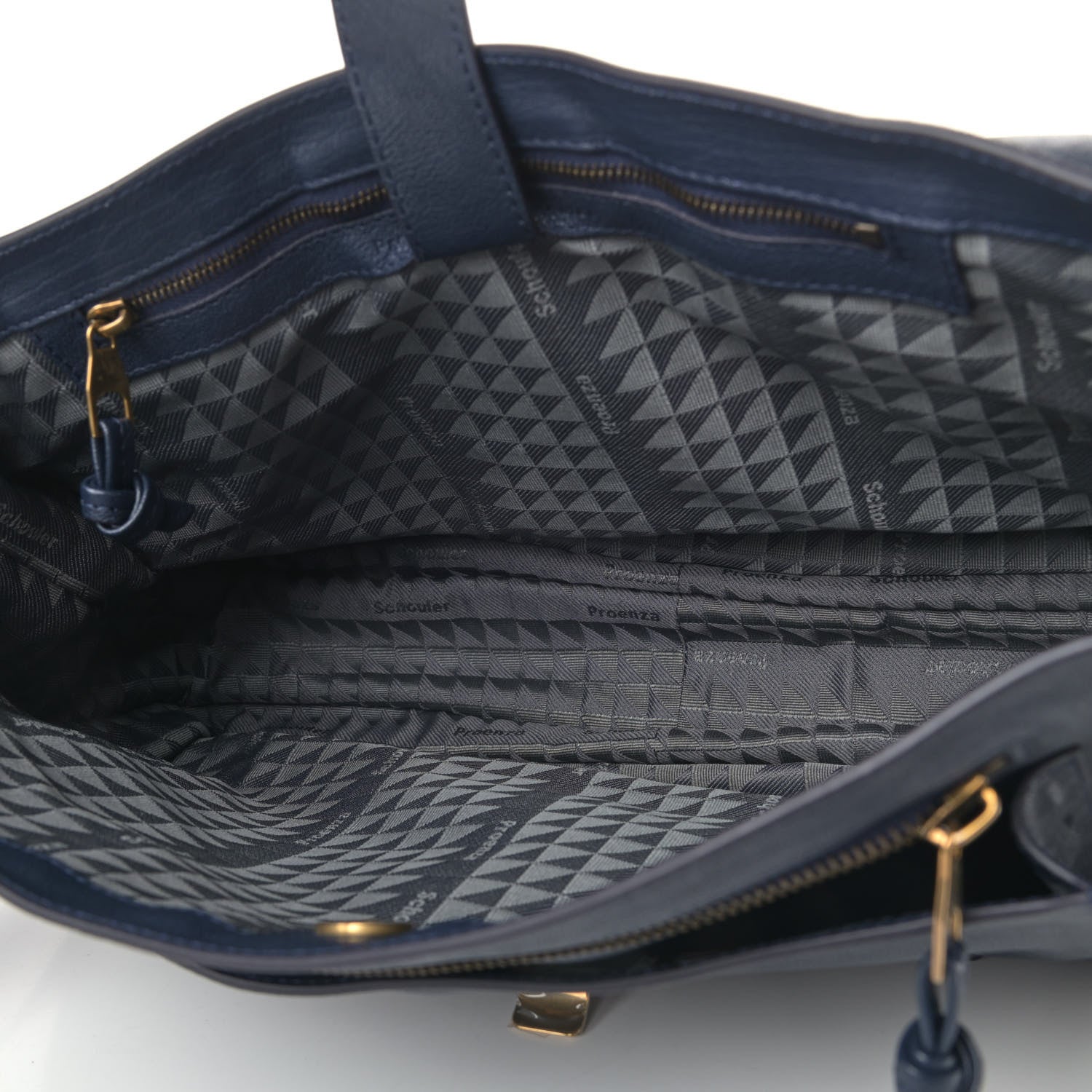 Proenza Schouler Lambskin Large PS1 Satchel Midnight 4 of 4