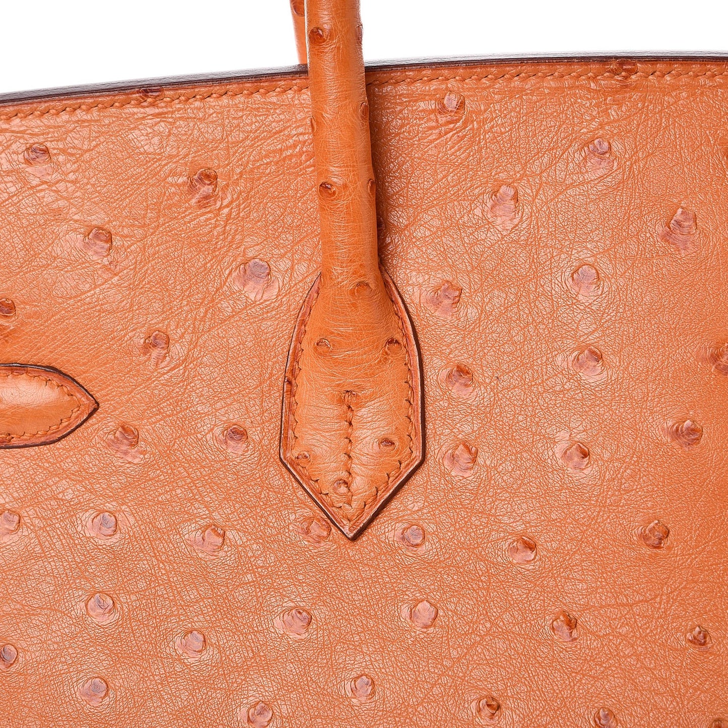 Ostrich Birkin 35 Orange