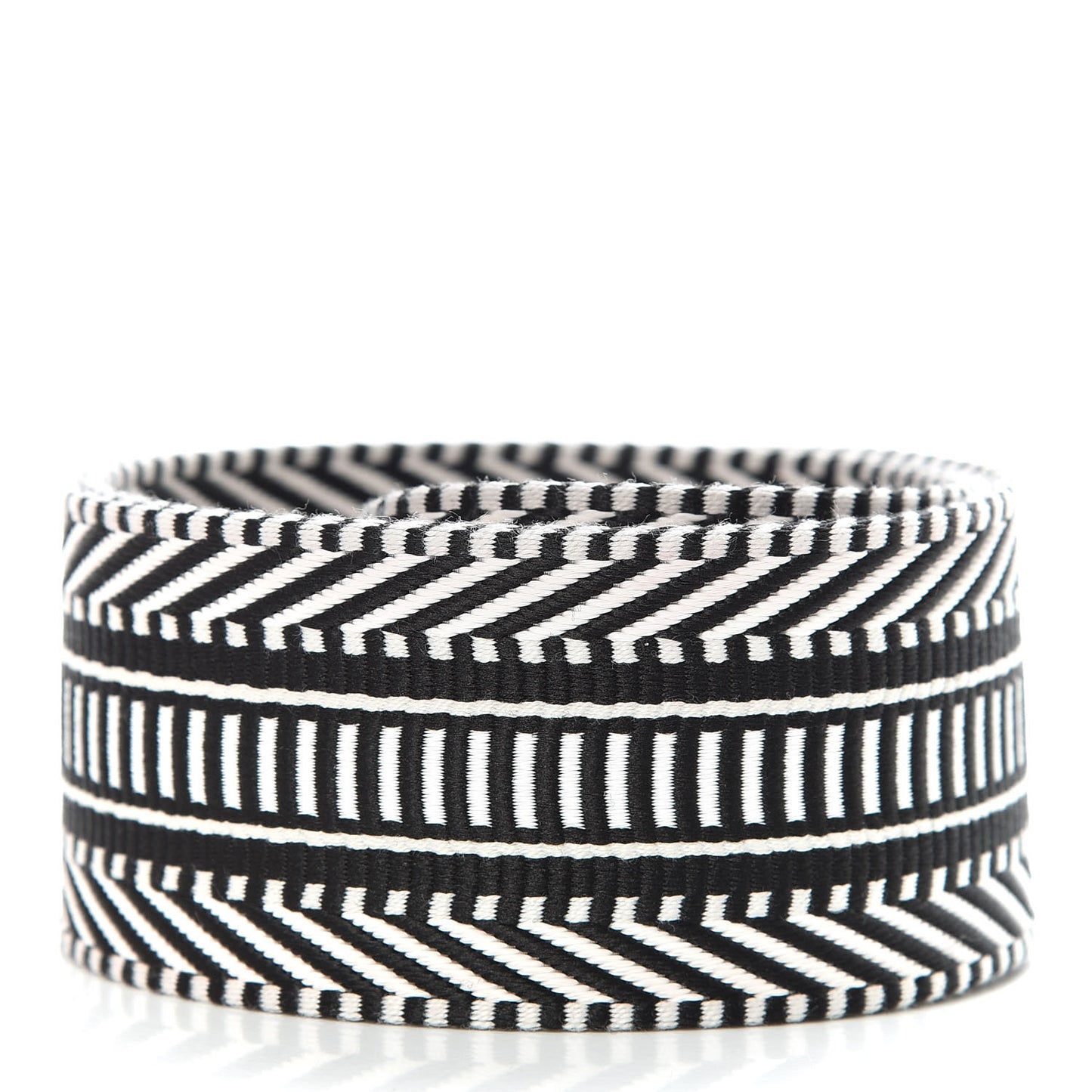 Toile Swift 50mm Sangle Cavale Shoulder Strap Black Ecru
