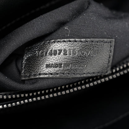 Saint Laurent Calfskin Y Quilted Monogram Medium Loulou Chain Satchel Black 7 of 11