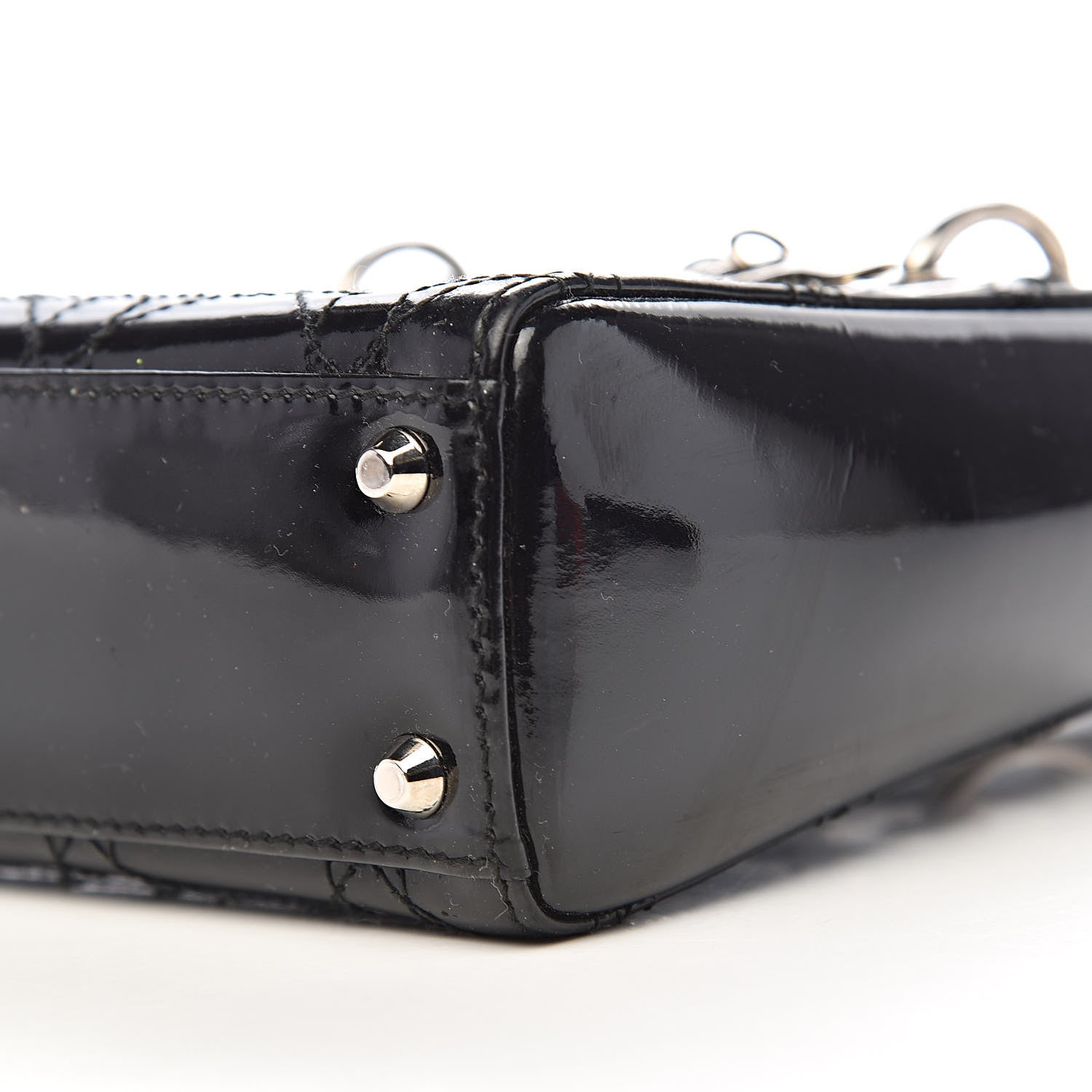 Christian Dior Patent Cannage Mini Lady Dior Black 11 of 12