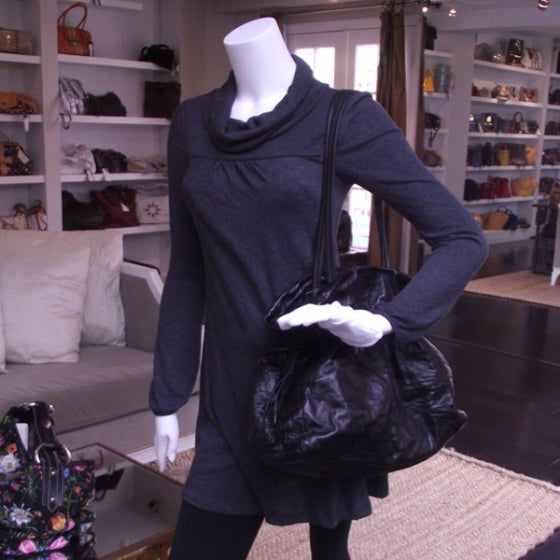 Nappa Antique Bag Black