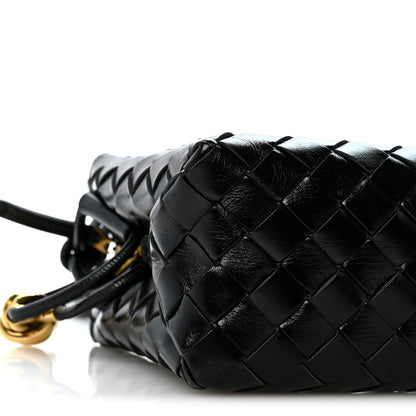 Bottega Veneta Polished Nappa Intrecciato Knot Small Loop Camera Bag Space 8 of 12