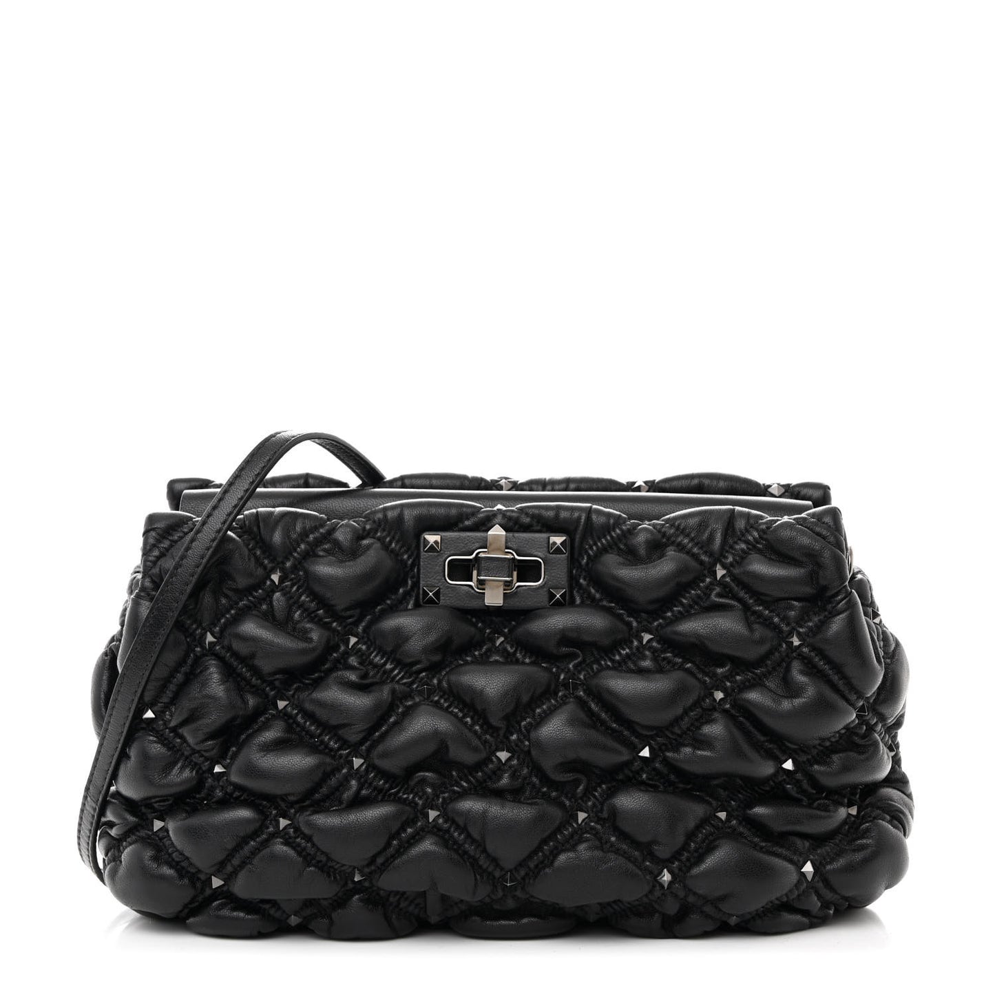 Nappa Spikeme Clutch Black