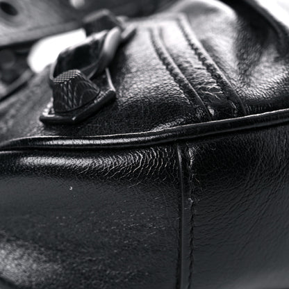 Balenciaga Agneau Arena Monochrome Le Cagole Shoulder Bag XS Black 12 of 13