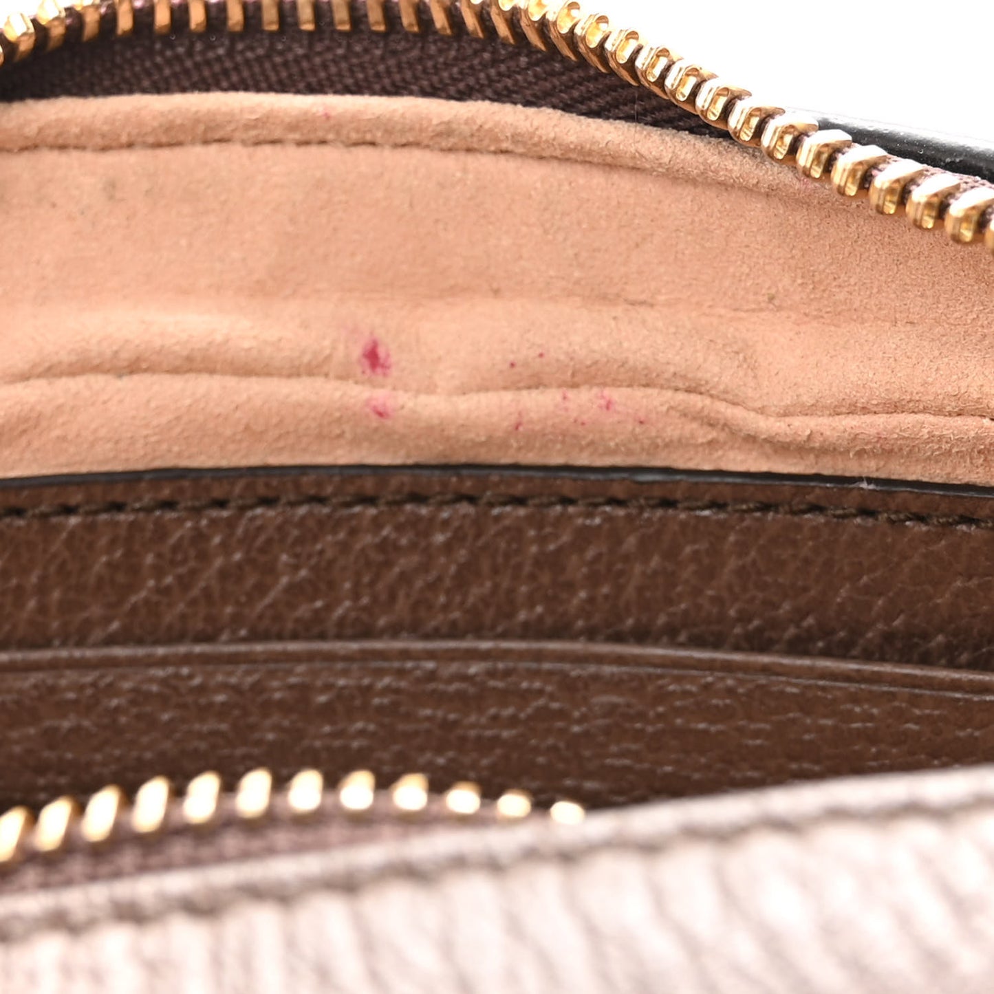 GG Supreme Monogram Textured Calfskin Web Mini Ophidia Half Moon Hobo Beige Ebony New Acero