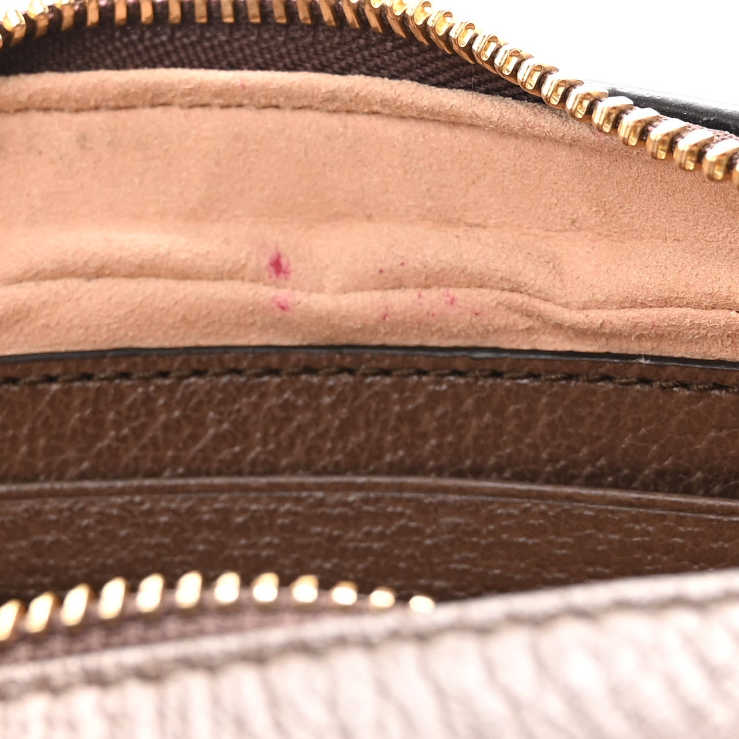 Gucci GG Supreme Monogram Textured Calfskin Web Mini Ophidia Half Moon Hobo Beige Ebony New Acero 9 of 10