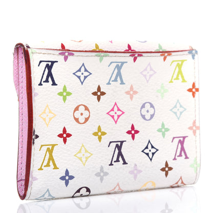 Louis Vuitton Monogram Multicolor Business Card Holder White Litchi 3 of 19