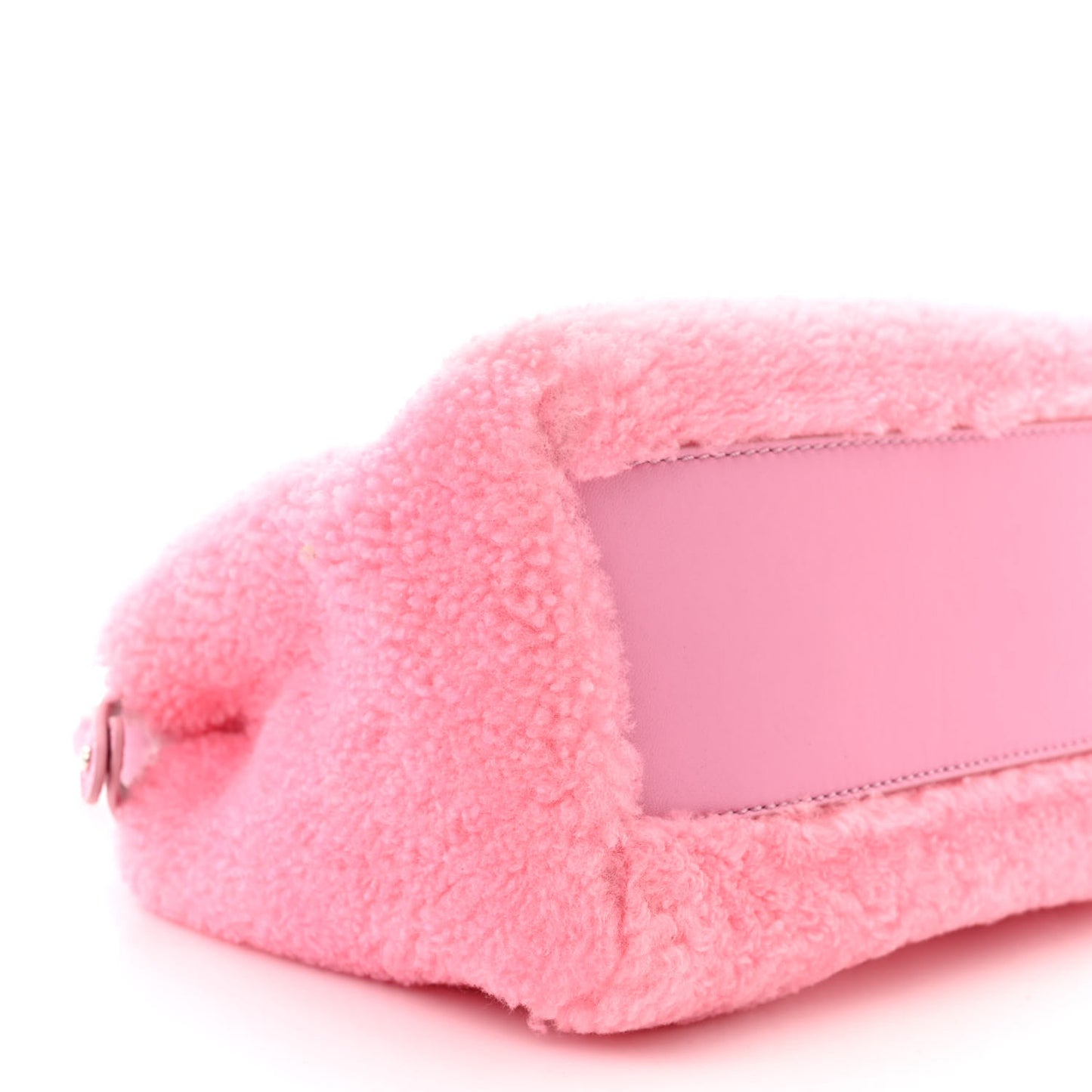 Shearling Nappa Mini Peekaboo Iconic Satchel Lollypop