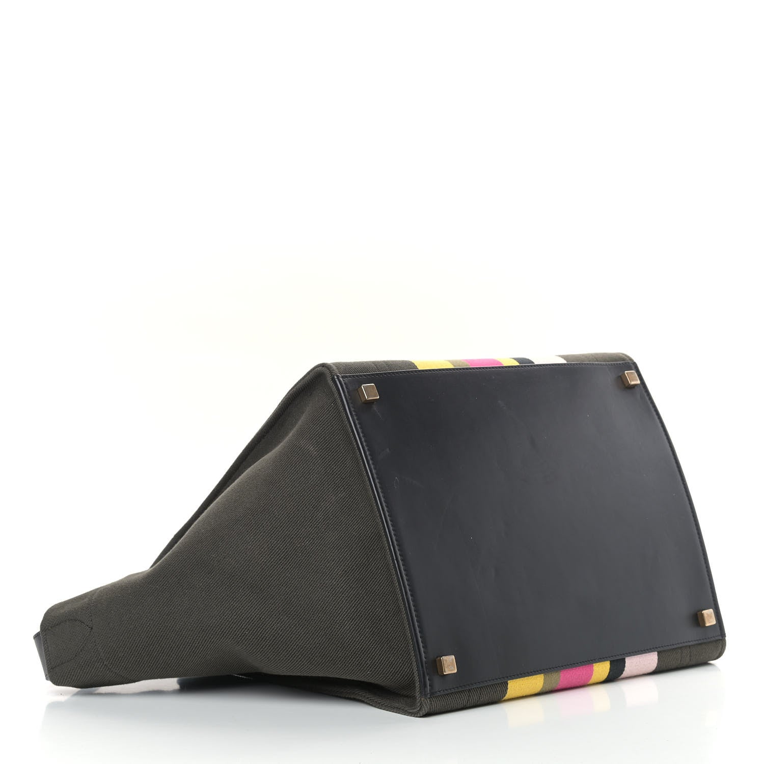Celine Canvas Striped Medium Phantom Luggage Multicolor 3 of 13