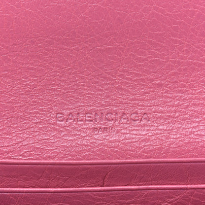 Balenciaga Agneau Giant 12 Gold Hardware Money Wallet Rose Hortensia 6 of 11