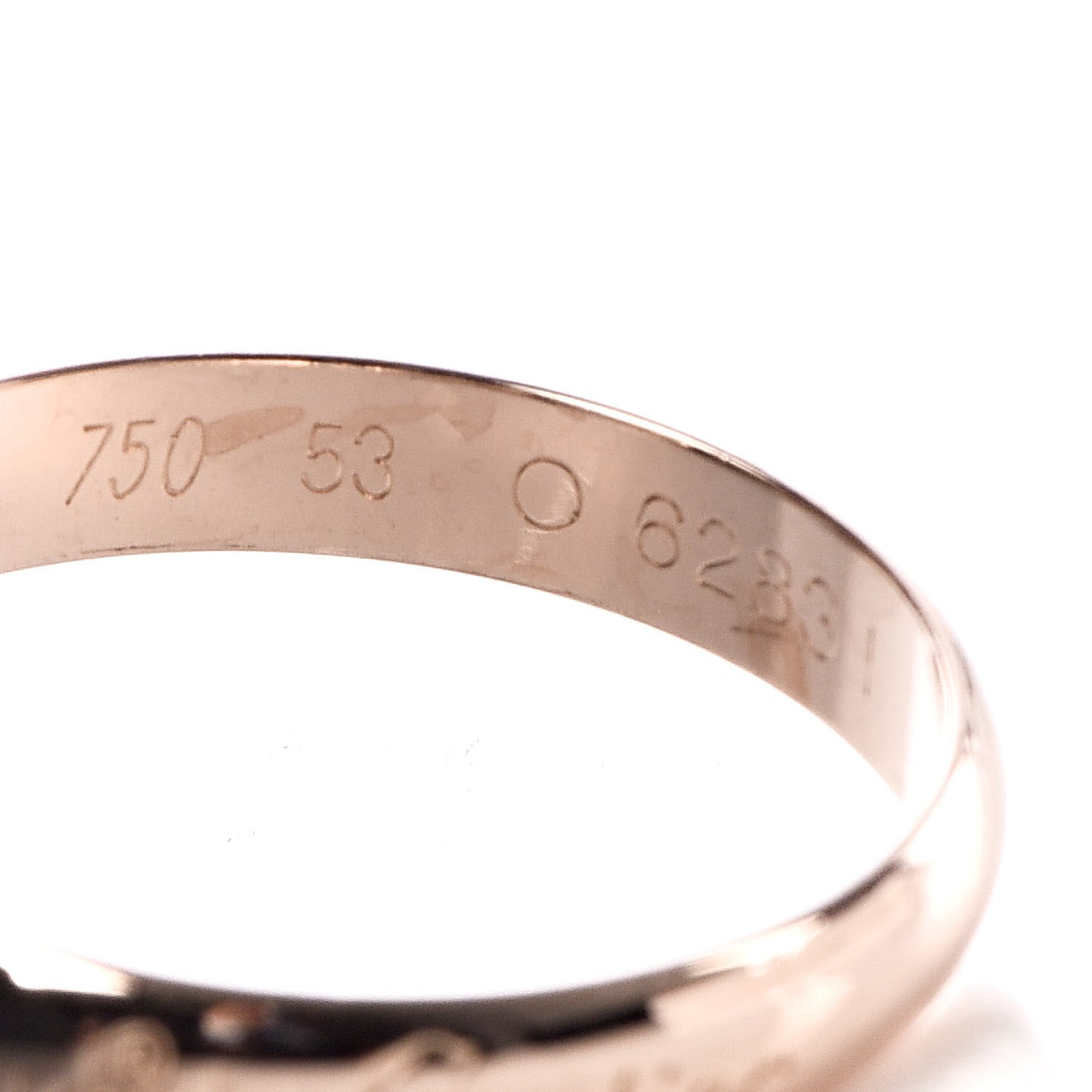 18K Pink Yellow White Gold Classic Les Must De Trinity Ring 53 6.25