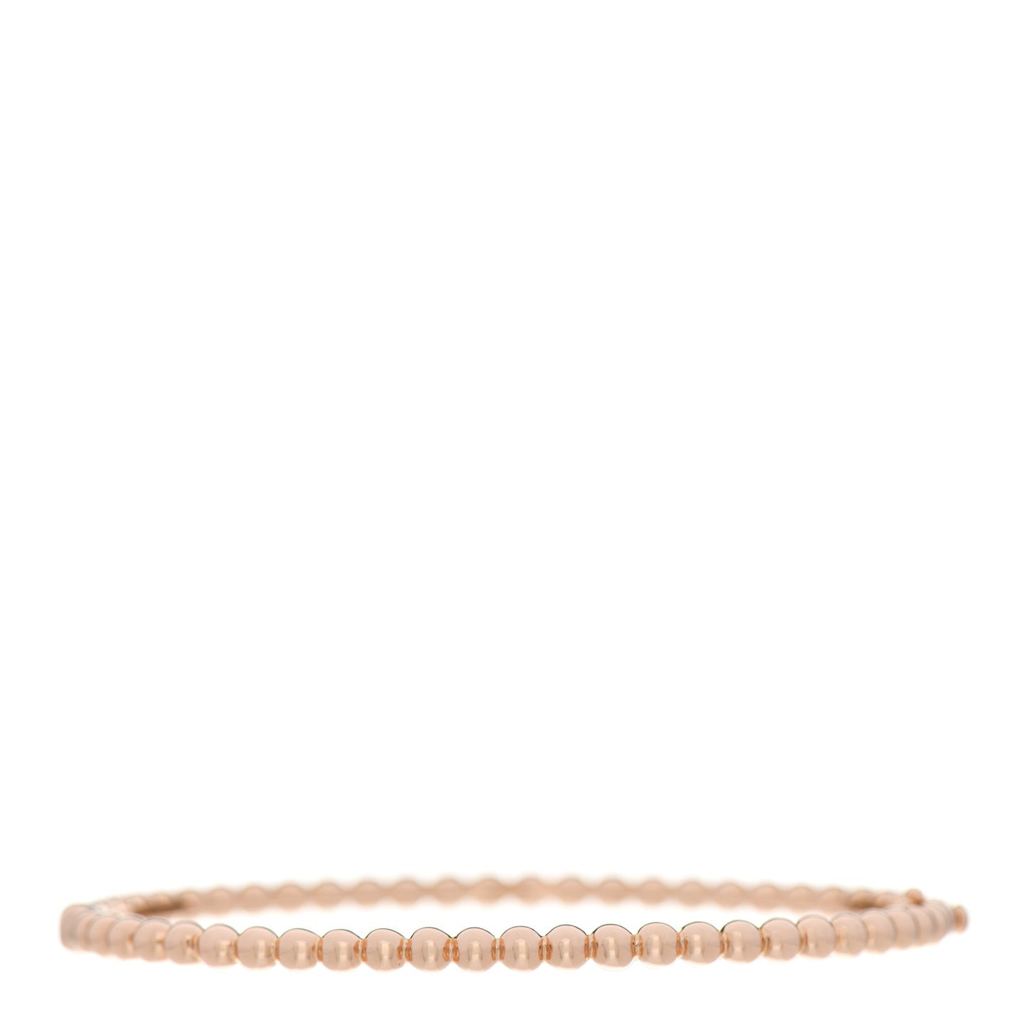 18K Rose Gold Perlee Pearls of Gold Bracelet M